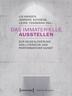cover image of Das Immaterielle ausstellen
